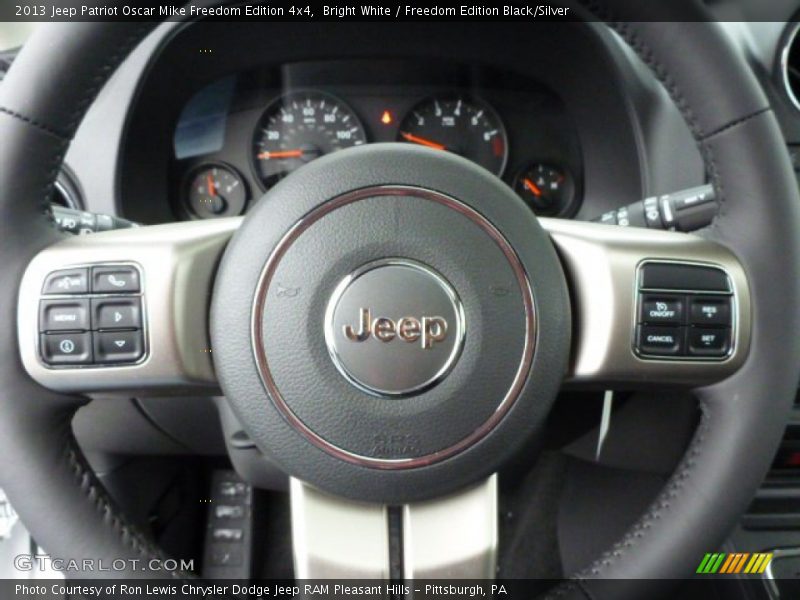 Bright White / Freedom Edition Black/Silver 2013 Jeep Patriot Oscar Mike Freedom Edition 4x4