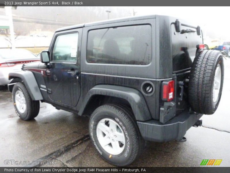 Black / Black 2013 Jeep Wrangler Sport S 4x4