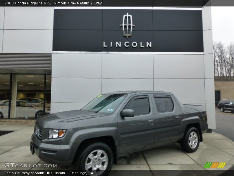 Nimbus Gray Metallic / Gray 2008 Honda Ridgeline RTS