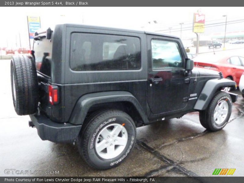 Black / Black 2013 Jeep Wrangler Sport S 4x4