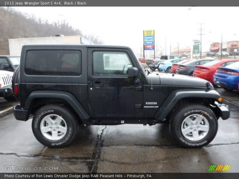 Black / Black 2013 Jeep Wrangler Sport S 4x4