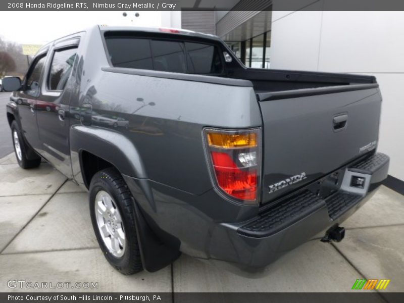 Nimbus Gray Metallic / Gray 2008 Honda Ridgeline RTS