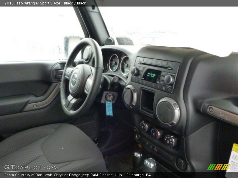 Black / Black 2013 Jeep Wrangler Sport S 4x4