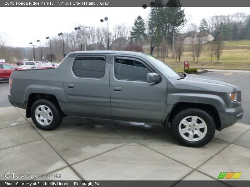 Nimbus Gray Metallic / Gray 2008 Honda Ridgeline RTS