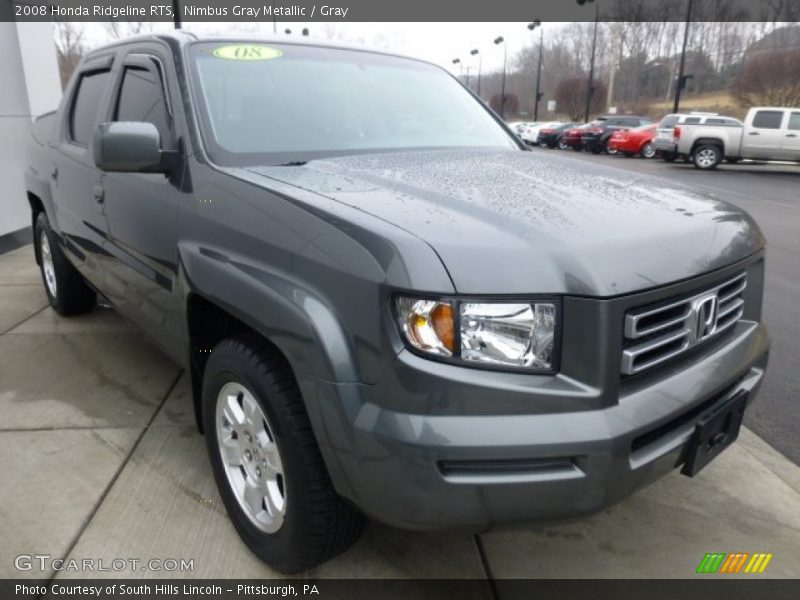 Nimbus Gray Metallic / Gray 2008 Honda Ridgeline RTS