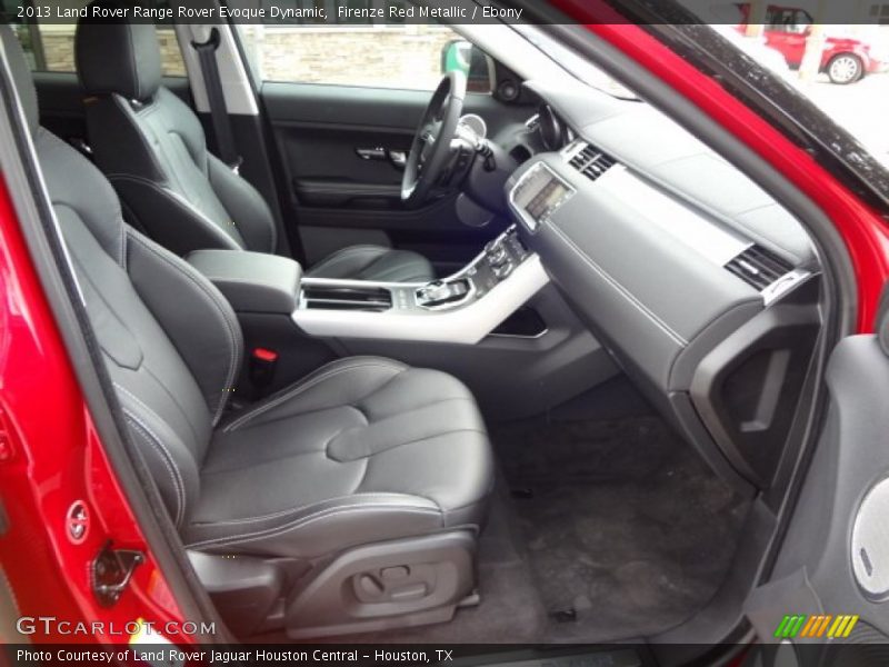 Front Seat of 2013 Range Rover Evoque Dynamic