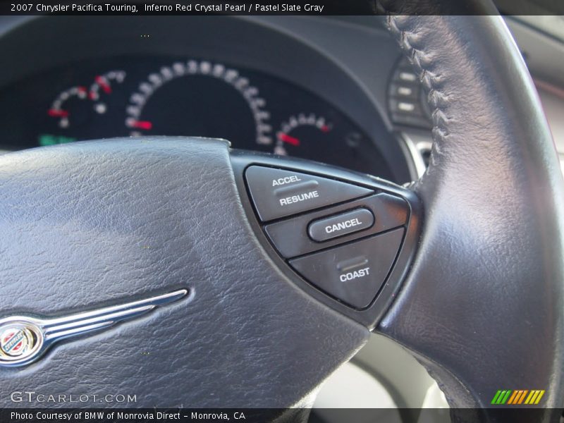 Inferno Red Crystal Pearl / Pastel Slate Gray 2007 Chrysler Pacifica Touring