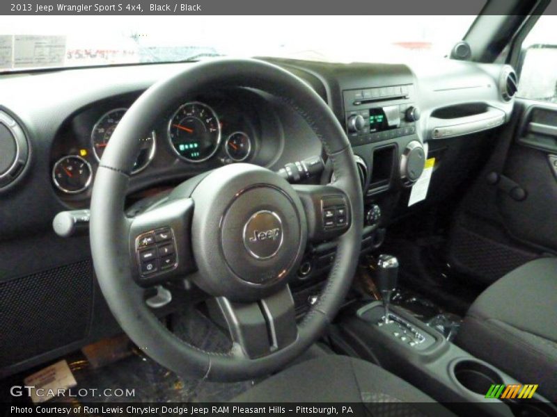 Black / Black 2013 Jeep Wrangler Sport S 4x4