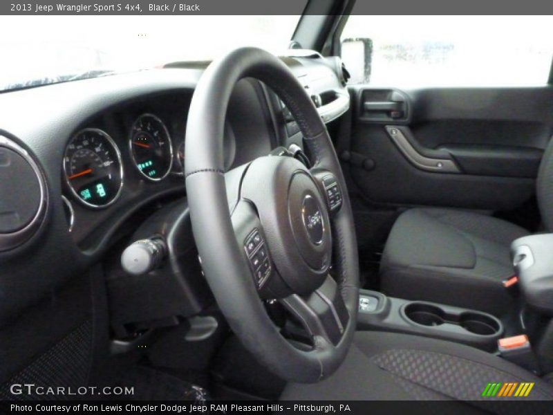 Black / Black 2013 Jeep Wrangler Sport S 4x4