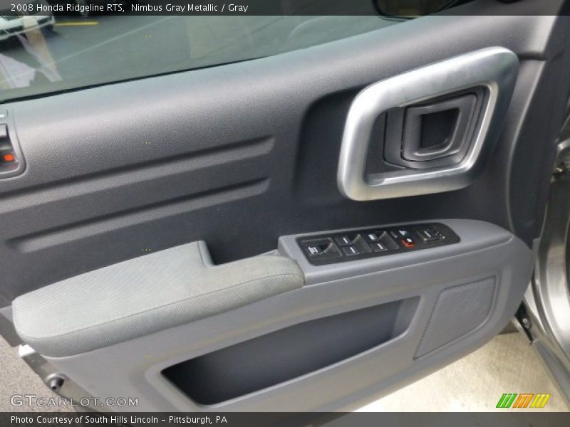 Nimbus Gray Metallic / Gray 2008 Honda Ridgeline RTS
