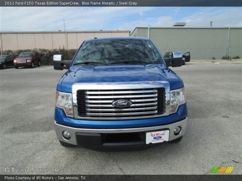 Blue Flame Metallic / Steel Gray 2011 Ford F150 Texas Edition SuperCrew