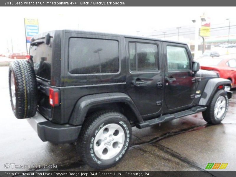 Black / Black/Dark Saddle 2013 Jeep Wrangler Unlimited Sahara 4x4