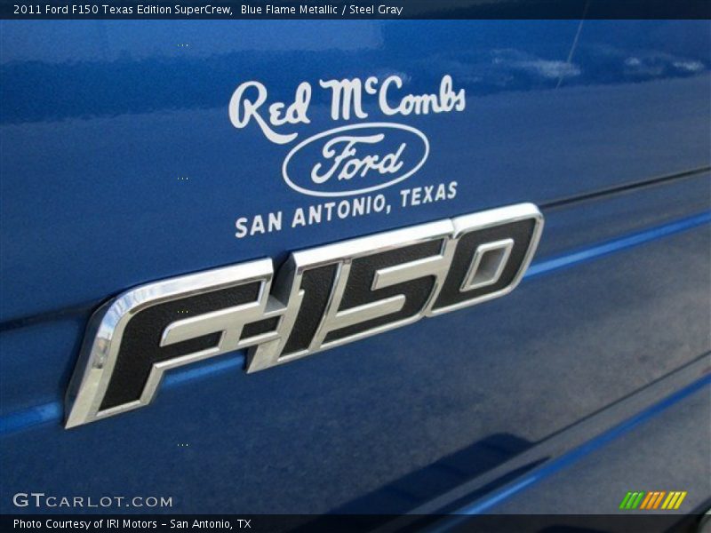 Blue Flame Metallic / Steel Gray 2011 Ford F150 Texas Edition SuperCrew