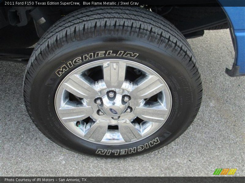 Blue Flame Metallic / Steel Gray 2011 Ford F150 Texas Edition SuperCrew