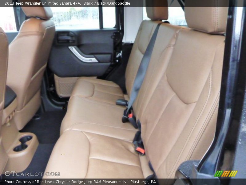 Black / Black/Dark Saddle 2013 Jeep Wrangler Unlimited Sahara 4x4