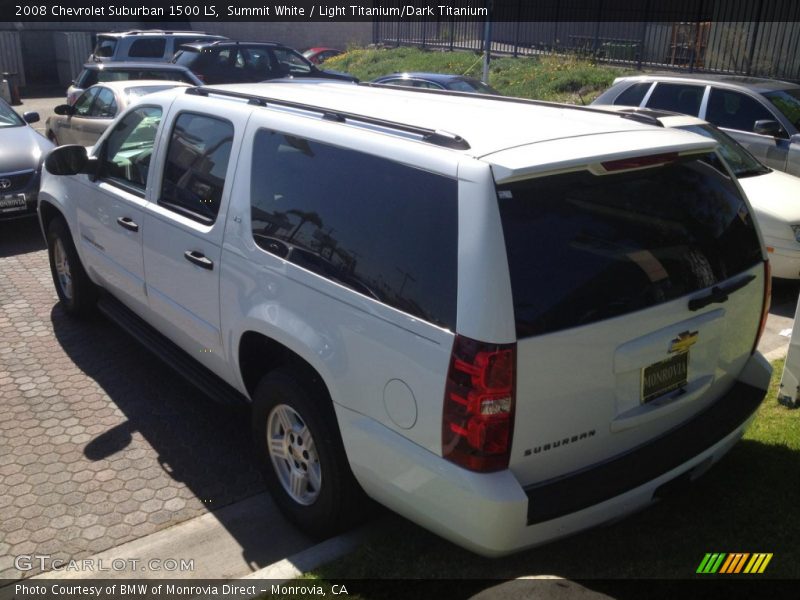 Summit White / Light Titanium/Dark Titanium 2008 Chevrolet Suburban 1500 LS