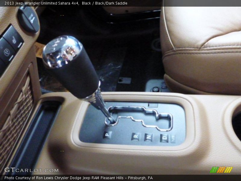 Black / Black/Dark Saddle 2013 Jeep Wrangler Unlimited Sahara 4x4