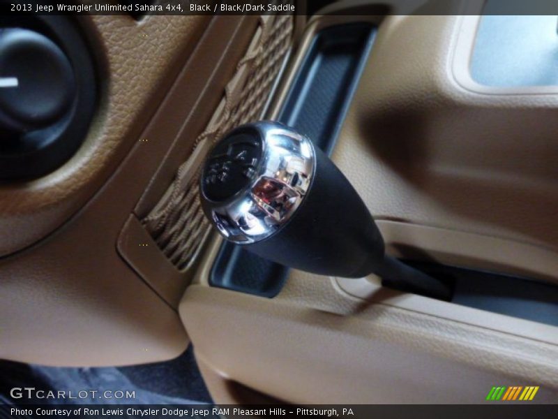 Black / Black/Dark Saddle 2013 Jeep Wrangler Unlimited Sahara 4x4