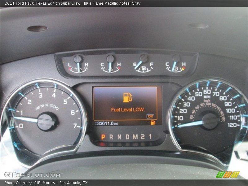 Blue Flame Metallic / Steel Gray 2011 Ford F150 Texas Edition SuperCrew