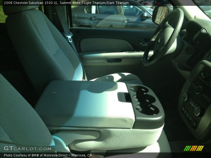 Summit White / Light Titanium/Dark Titanium 2008 Chevrolet Suburban 1500 LS