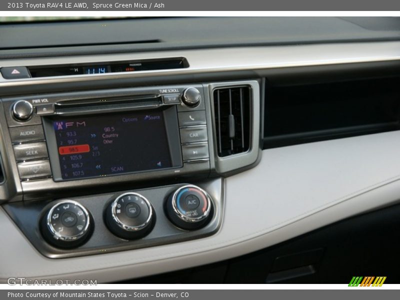 Spruce Green Mica / Ash 2013 Toyota RAV4 LE AWD