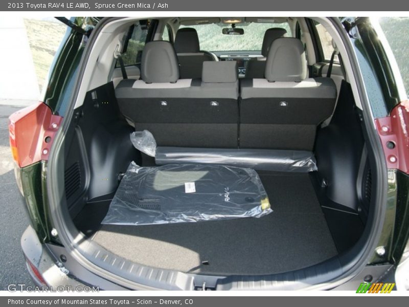 Spruce Green Mica / Ash 2013 Toyota RAV4 LE AWD