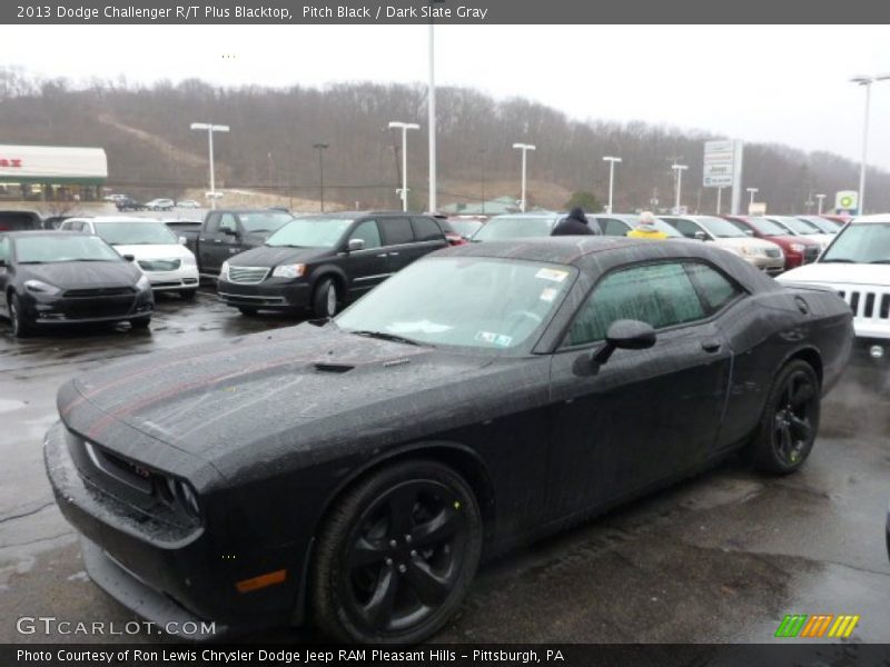 Front 3/4 View of 2013 Challenger R/T Plus Blacktop