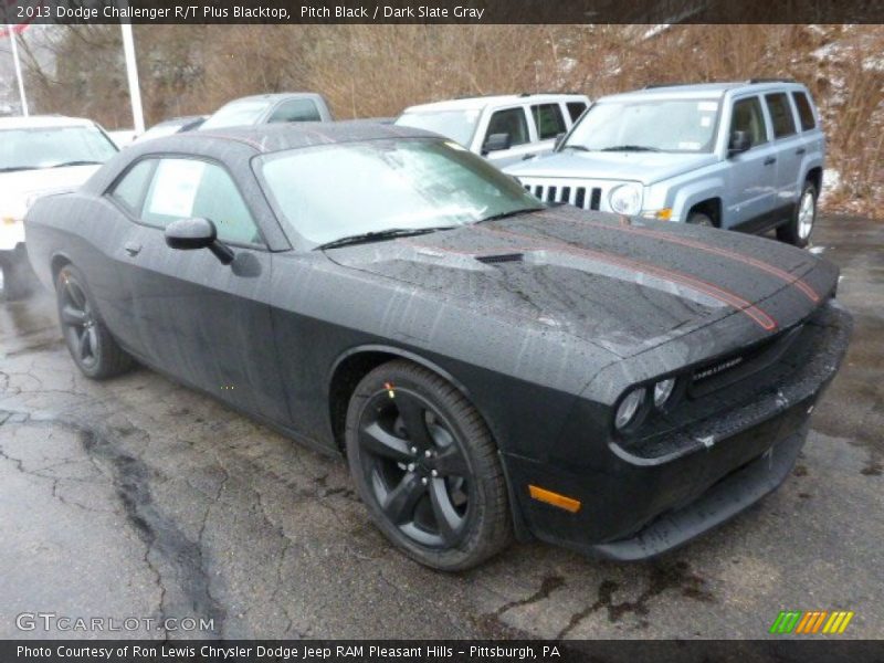 Front 3/4 View of 2013 Challenger R/T Plus Blacktop