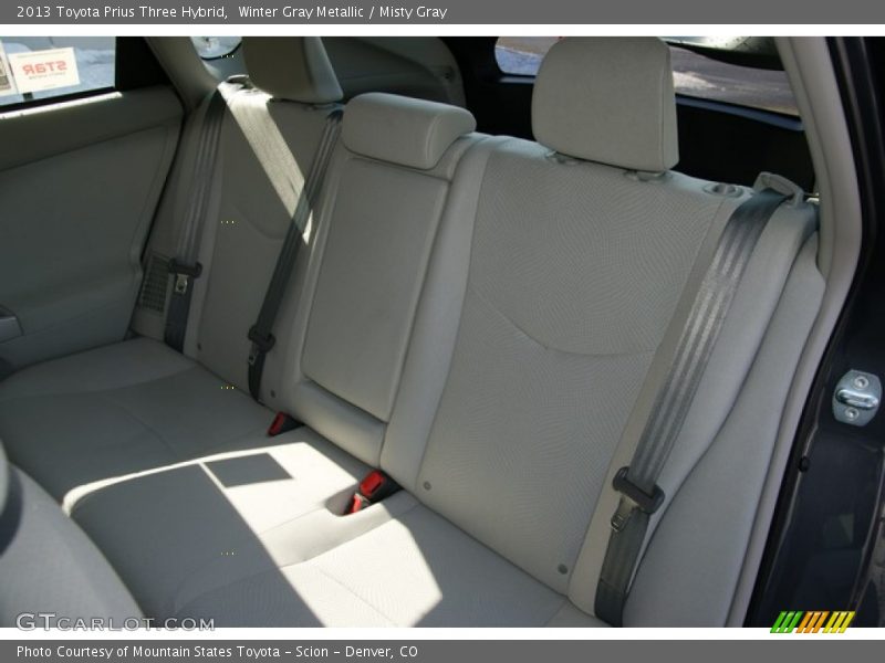 Winter Gray Metallic / Misty Gray 2013 Toyota Prius Three Hybrid