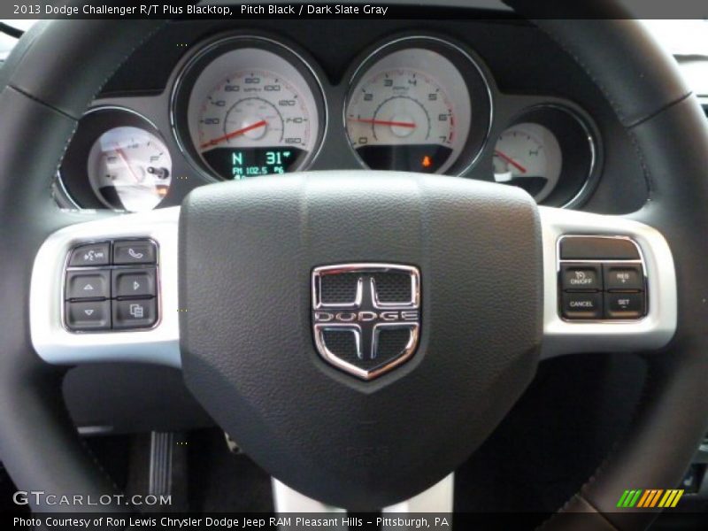  2013 Challenger R/T Plus Blacktop Steering Wheel