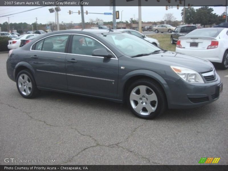 Techno Gray Metallic / Gray 2007 Saturn Aura XE