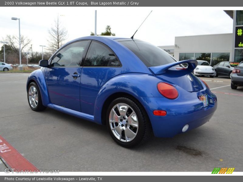 Blue Lagoon Metallic / Grey 2003 Volkswagen New Beetle GLX 1.8T Coupe