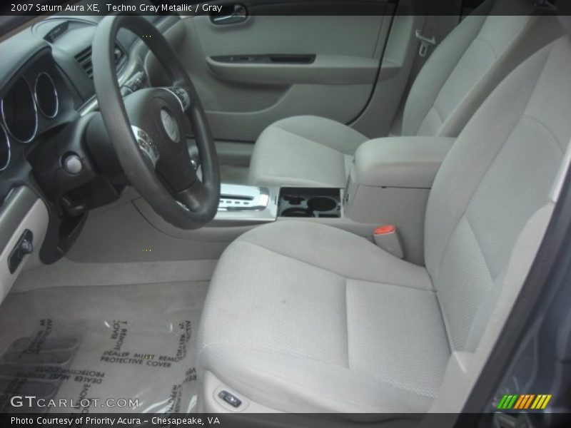 Techno Gray Metallic / Gray 2007 Saturn Aura XE