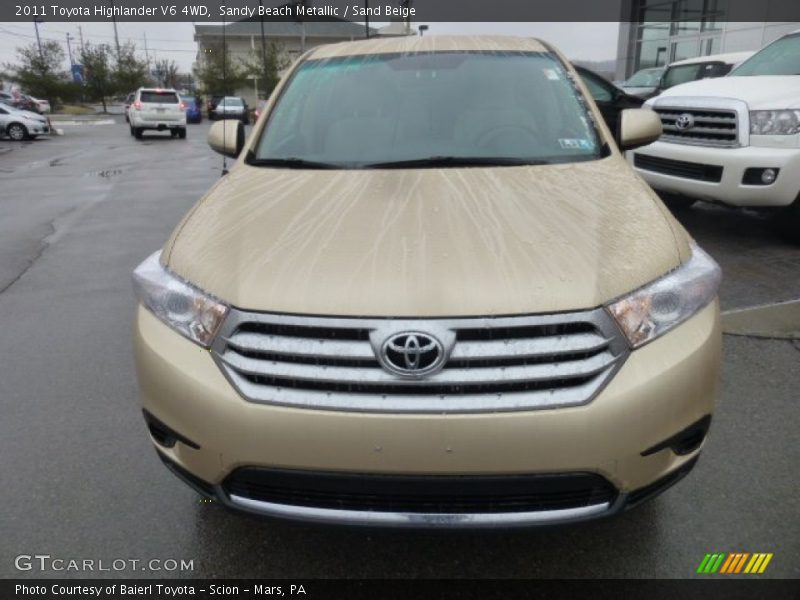Sandy Beach Metallic / Sand Beige 2011 Toyota Highlander V6 4WD