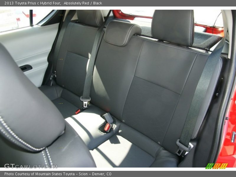 Absolutely Red / Black 2013 Toyota Prius c Hybrid Four