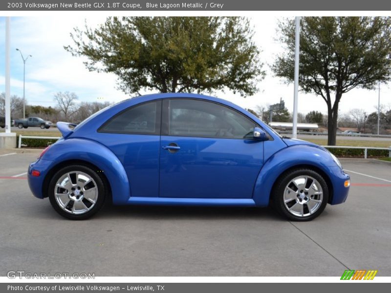 Blue Lagoon Metallic / Grey 2003 Volkswagen New Beetle GLX 1.8T Coupe