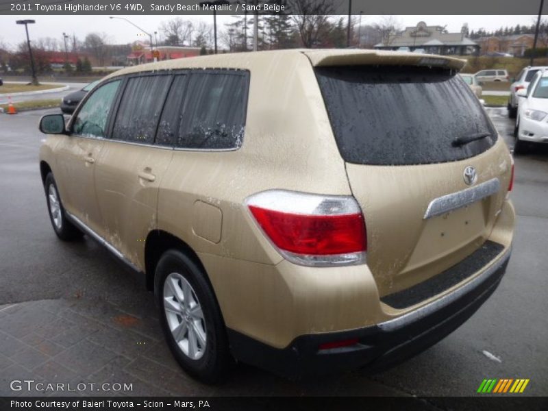 Sandy Beach Metallic / Sand Beige 2011 Toyota Highlander V6 4WD