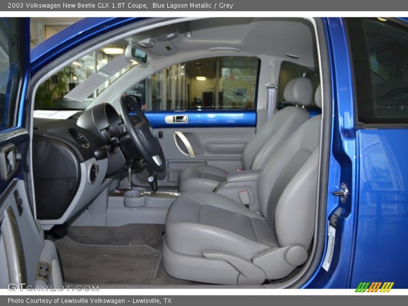 Blue Lagoon Metallic / Grey 2003 Volkswagen New Beetle GLX 1.8T Coupe