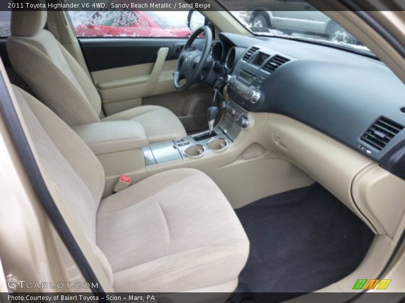 Sandy Beach Metallic / Sand Beige 2011 Toyota Highlander V6 4WD