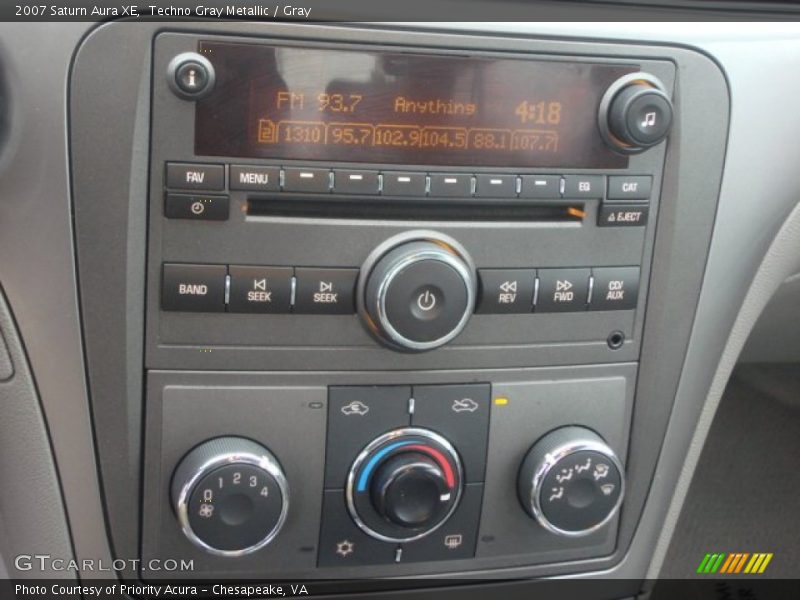 Techno Gray Metallic / Gray 2007 Saturn Aura XE