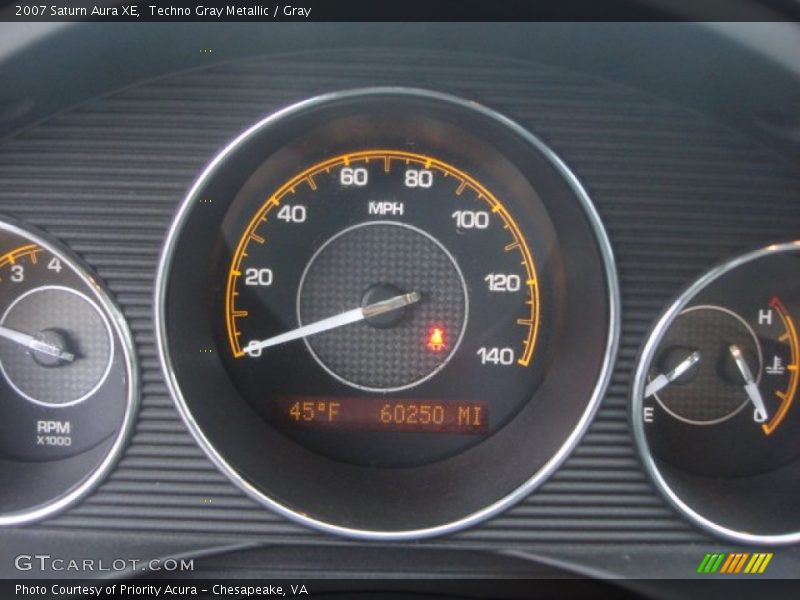 Techno Gray Metallic / Gray 2007 Saturn Aura XE