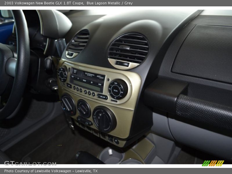 Blue Lagoon Metallic / Grey 2003 Volkswagen New Beetle GLX 1.8T Coupe