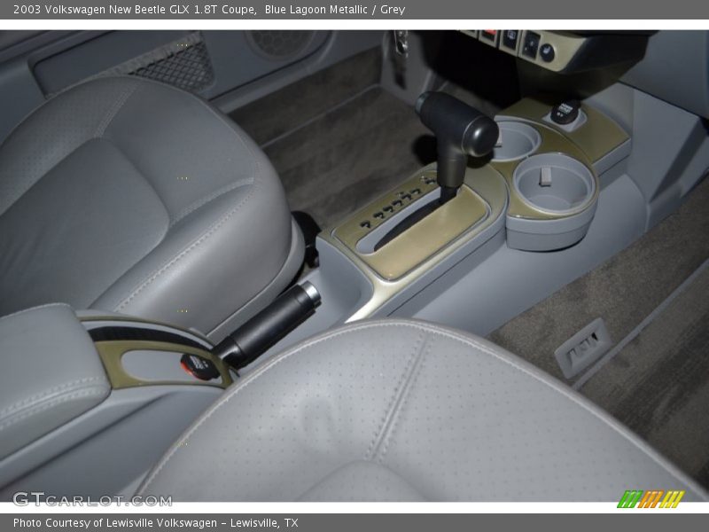 Blue Lagoon Metallic / Grey 2003 Volkswagen New Beetle GLX 1.8T Coupe