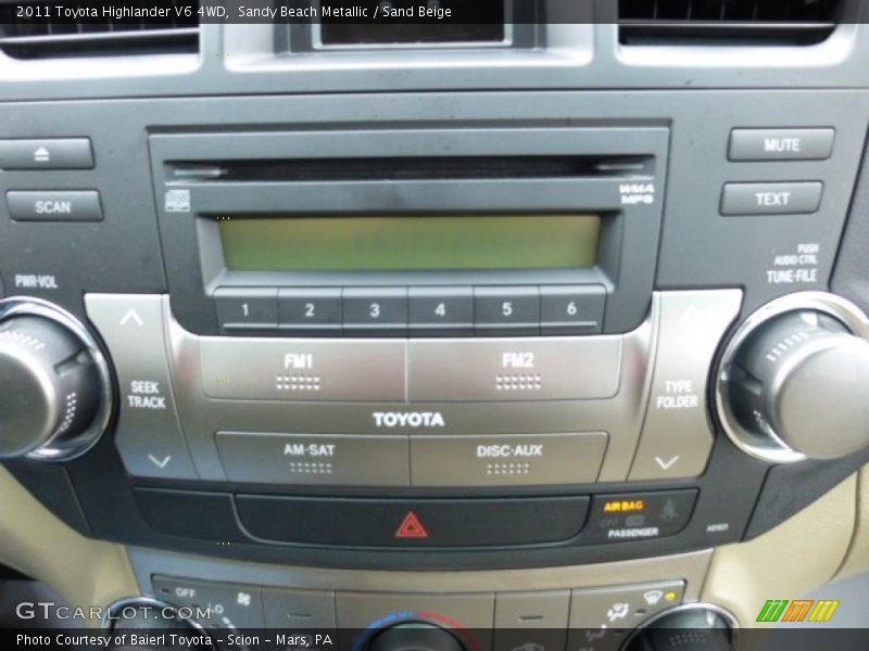 Sandy Beach Metallic / Sand Beige 2011 Toyota Highlander V6 4WD