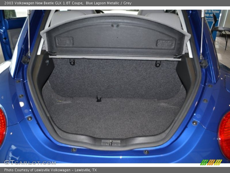 Blue Lagoon Metallic / Grey 2003 Volkswagen New Beetle GLX 1.8T Coupe