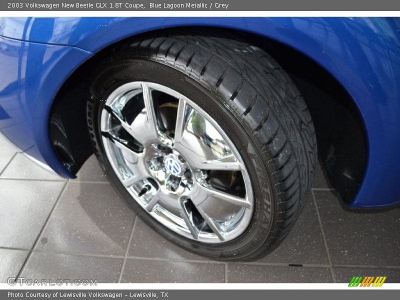 Blue Lagoon Metallic / Grey 2003 Volkswagen New Beetle GLX 1.8T Coupe