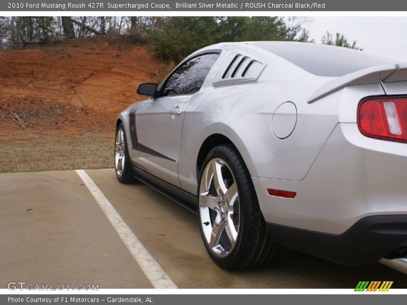 Brilliant Silver Metallic / ROUSH Charcoal Black/Red 2010 Ford Mustang Roush 427R  Supercharged Coupe