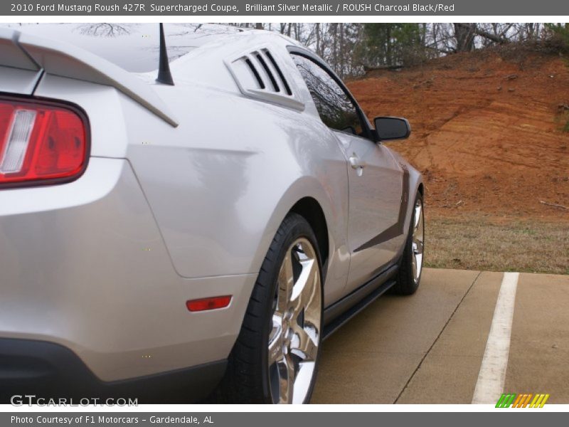 Brilliant Silver Metallic / ROUSH Charcoal Black/Red 2010 Ford Mustang Roush 427R  Supercharged Coupe