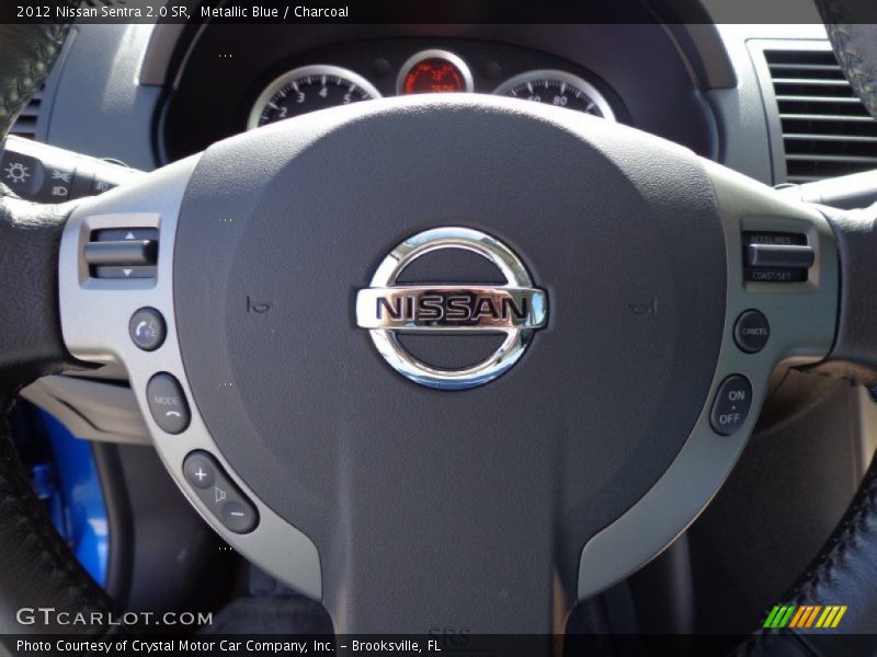 Metallic Blue / Charcoal 2012 Nissan Sentra 2.0 SR