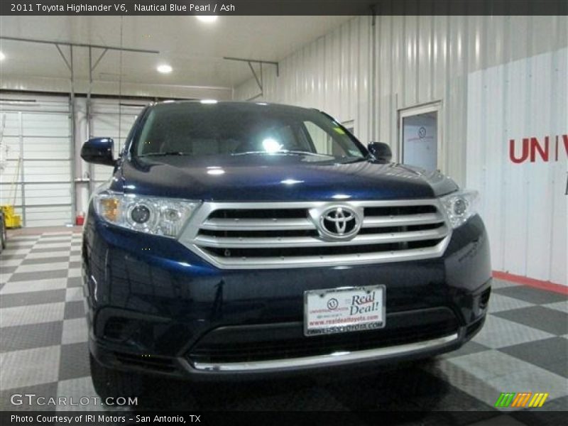 Nautical Blue Pearl / Ash 2011 Toyota Highlander V6